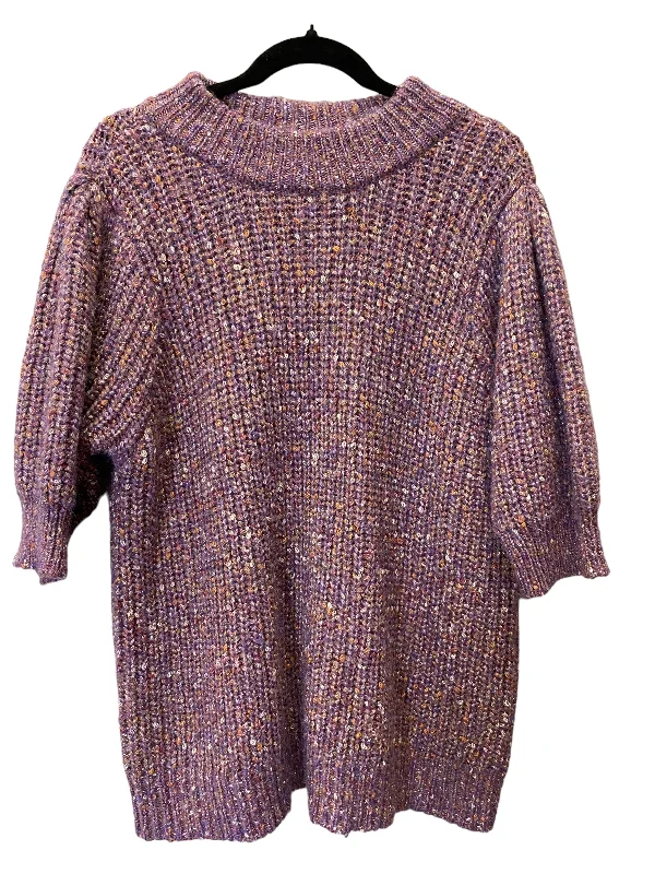 Neon women's sweaterPurple Sweater Maurices, Size 2x