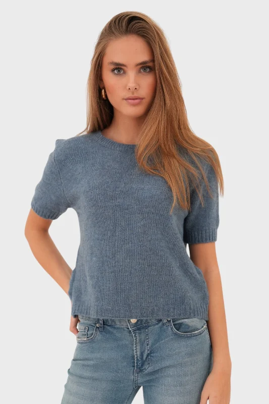 Workwear women's sweater"Stella" sweater blue