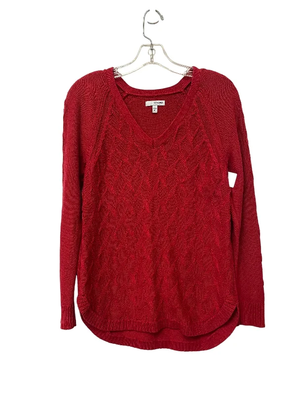 Metallic women's sweaterSweater By Sonoma In Red, Size: M