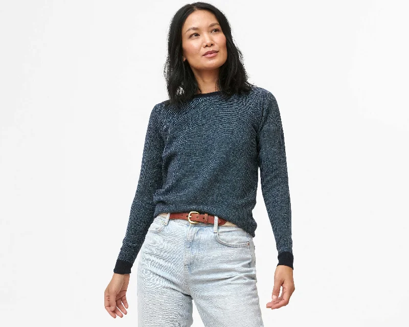 Turtleneck women's sweaterAll-Season Bird Eye