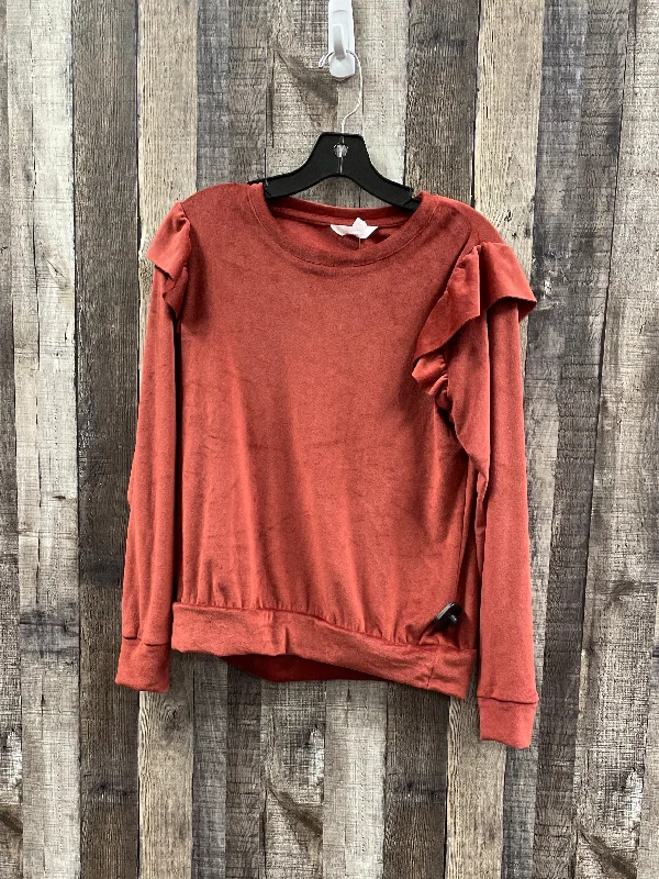 Glitter women's sweaterSweater By Lc Lauren Conrad In Red, Size: S