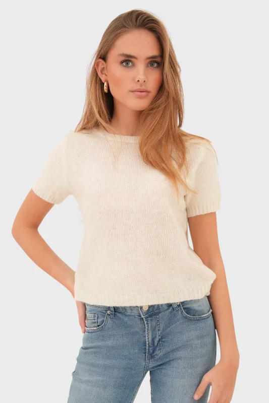 Dressy women's sweater"Stella" sweater white