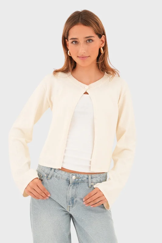 Capsule collection women's sweater"Ellie" vest white