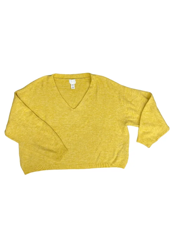 Lavender women's sweaterSweater By H&m In Yellow, Size: 2x