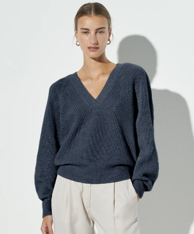 Sage green women's sweaterThe Must-Have V