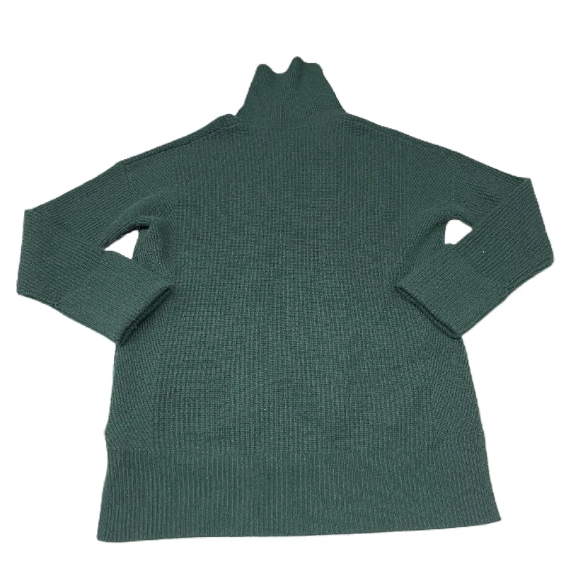 Peter Pan collar women's sweaterSweater Cashmere By Halogen In Emerald, Size: 1x