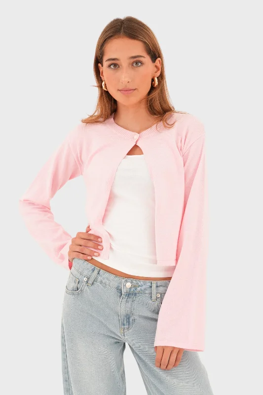 Party women's sweater"Ellie" vest light pink