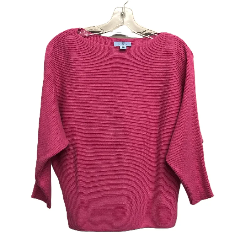 Suede women's sweaterPink Sweater By Cece, Size: Xs