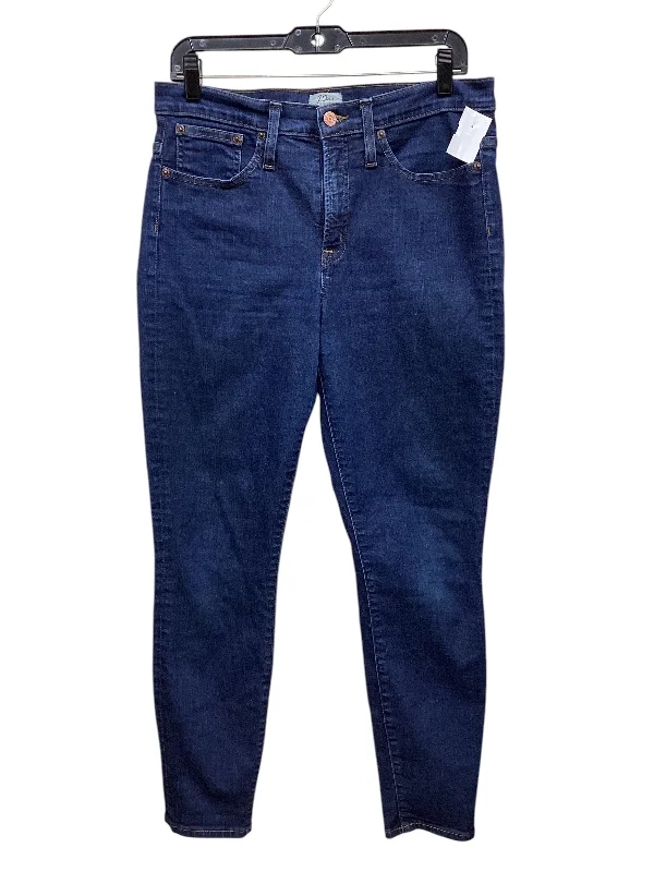 Stretch denim with spandex for added flexibilityJeans Straight By J. Crew In Blue Denim, Size: 8