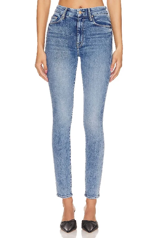 Plus-size jeans for confidence and comfortHigh Waisted Skinny Looker Ankle Jeans In On The Road