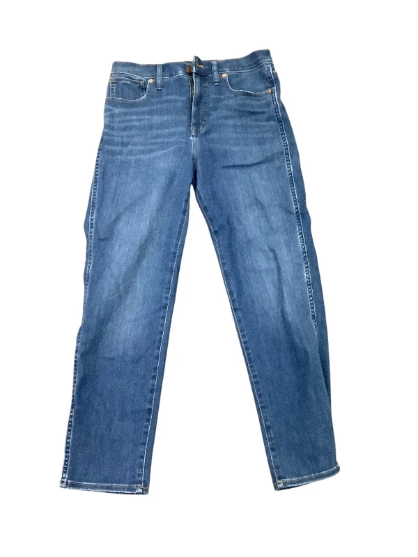 Mom jeans for womenJeans Straight By Madewell In Blue Denim, Size: 8