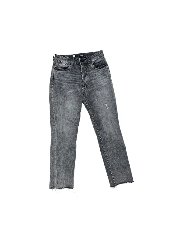 Jeans with a dark wash and subtle fading for a classic and timeless lookJeans Straight By Kut In Grey, Size: 0