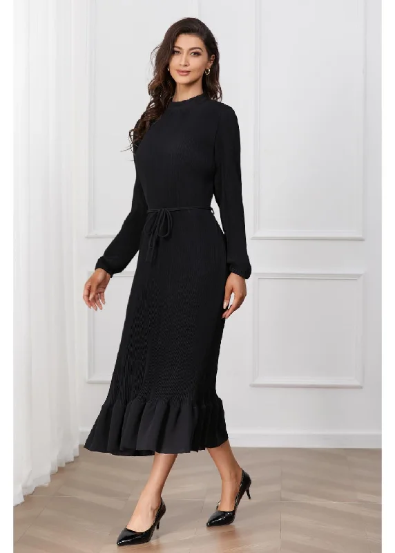 Designer dresses for high-end fashionMidnight Grace Midi Dress