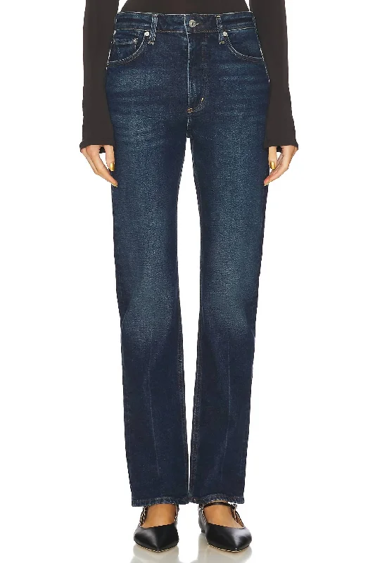 Jeans with a relaxed fit and subtle fading for everyday comfort and styleZurie Ankle Jean In Sutherland