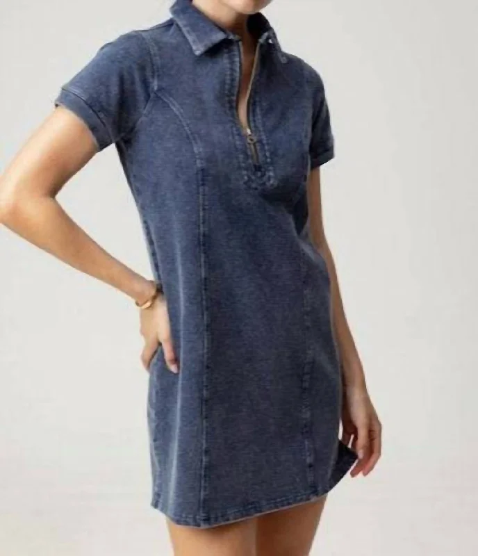 Little black dresses (LBDs) for womenThora Mini Dress In Blue Denim