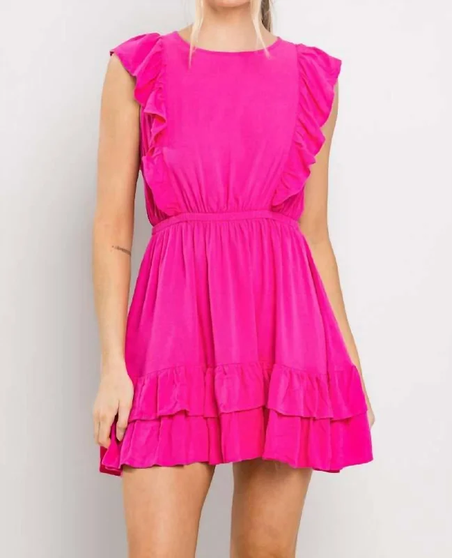 Velvet dresses for womenPositively Perfect Mini Dress In Pink