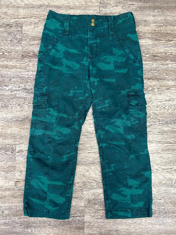 Lace-up women's pantsPants Cargo & Utility By Anthropologie In Camouflage Print, Size: 6