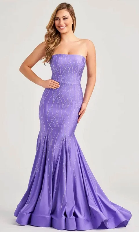 Short and sweet dresses for womenColette By Daphne CL5106 - Beaded Mermaid Prom Dress