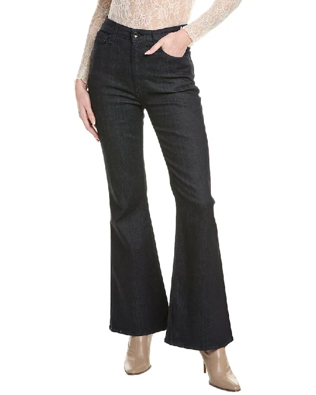 Jeans with distressing at the thighsrag & bone Carly High-Rise Rinse Flare Jean