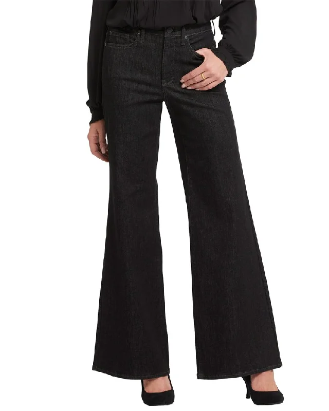 Jeans with a relaxed fit for everyday comfortNYDJ Mia Eternity Palazzo Jean