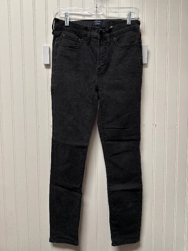 Skinny jeans with zippers and pocketsJeans Skinny By J. Crew In Black Denim, Size: 4