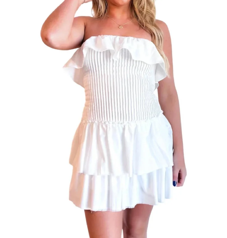 Mother-of-the-bride dressesHow Cute Mini Dress In Crisp White