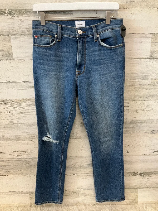 Jeans with a distressed finish for an effortless styleJeans Straight By Hudson In Blue, Size: 4