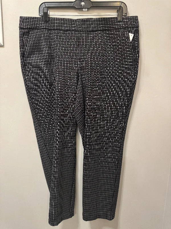 Jumpsuits for womenPants Dress By Liverpool In Black & White, Size: 14