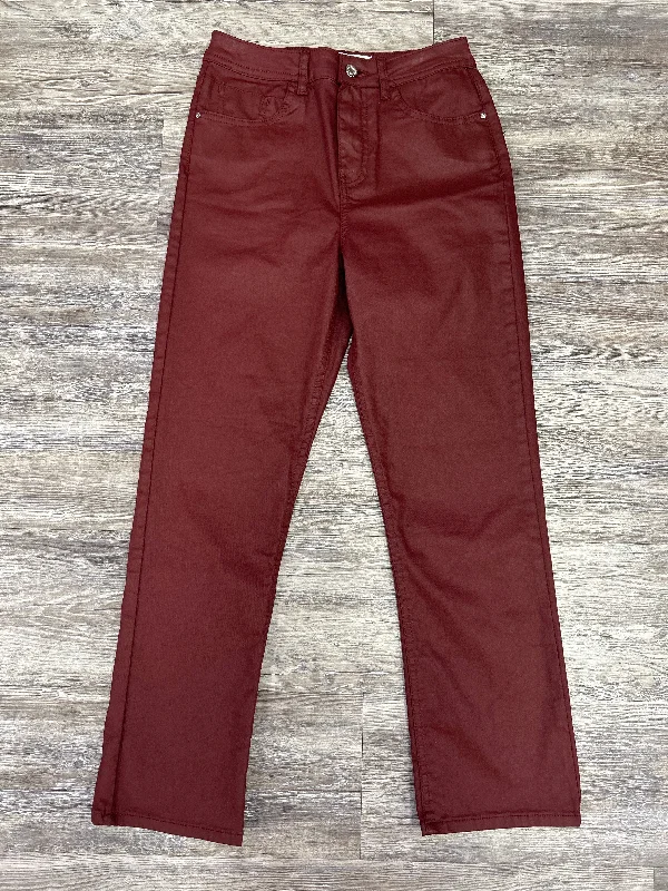 Ripped jeans for womenPants Other By Zara In Red, Size: 6