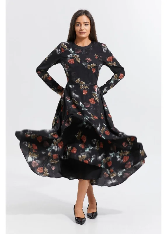 Flowy dresses for womenAutumn Rose Midi Dress