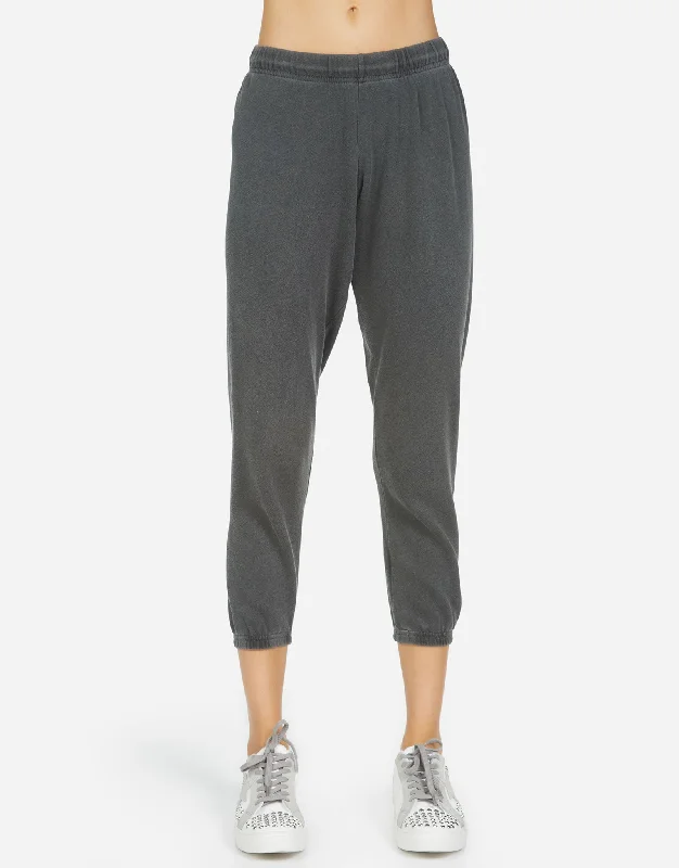 Yoga pants for womenNate Crop Sweatpant- Pigment Dye