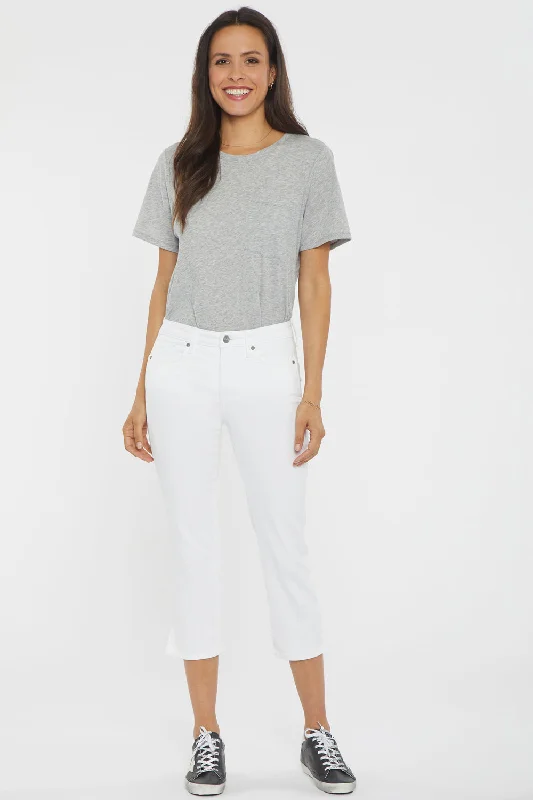 Lightweight denim jeans for summer wearChloe Capri Jeans - Optic White