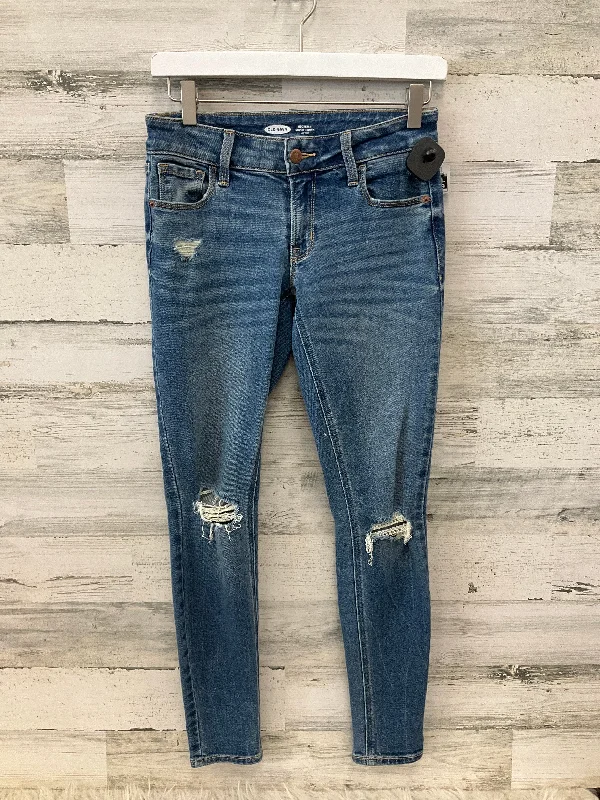 High-waisted women's jeansJeans Skinny By Old Navy In Blue Denim, Size: 0