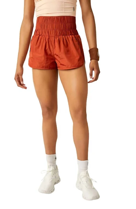 Workwear women's trousersWay Home Shorts In Red Earth