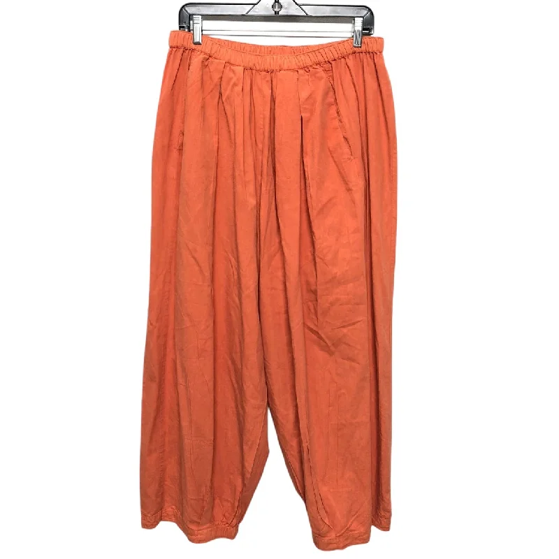 Embellished women's shortsPants Wide Leg By Free People In Orange, Size: L