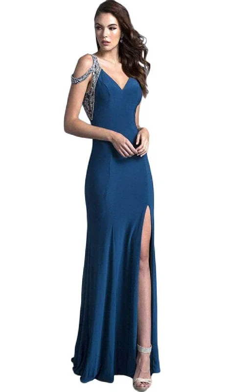 Smock dresses for womenAspeed Design - Cold Shoulder Sheath Prom Gown L2007