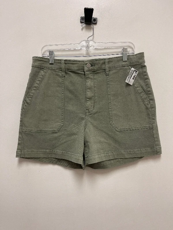 Stretchy women's pantsShorts By Wonderly In Green, Size: 12