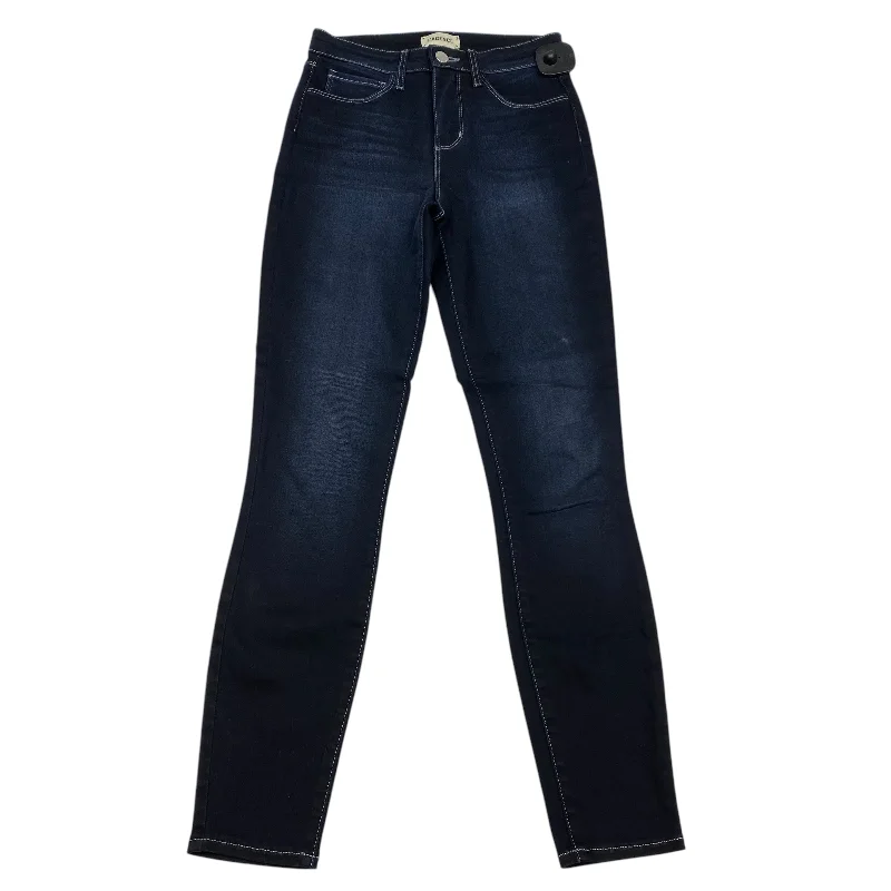 Stretch denim jeans with a fitted waist and slightly flared legs for a trendy silhouetteJeans Skinny By L Agence In Blue Denim, Size: 0