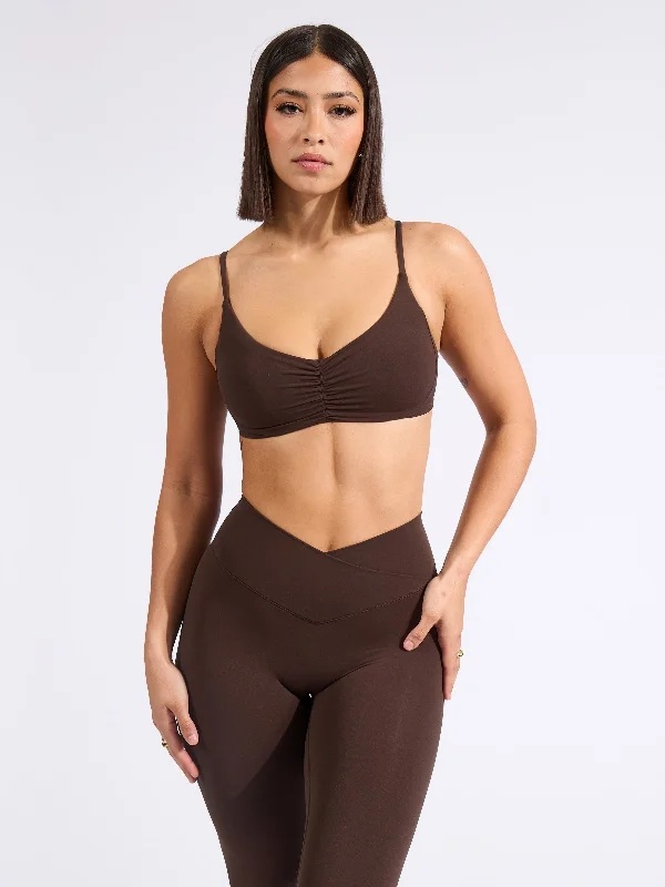 lingerie inspired by vintage stylesButtercup Sports Bra - Cold Brew