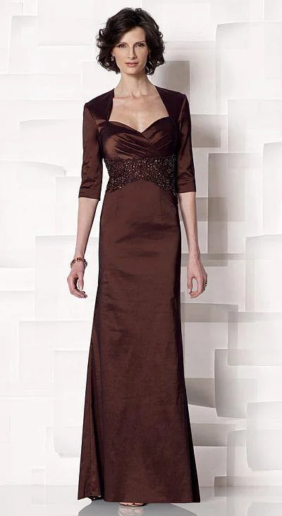 Long-sleeved dresses for womenCameron Blake by Mon Cheri - Long Dress In Cocoa 213632