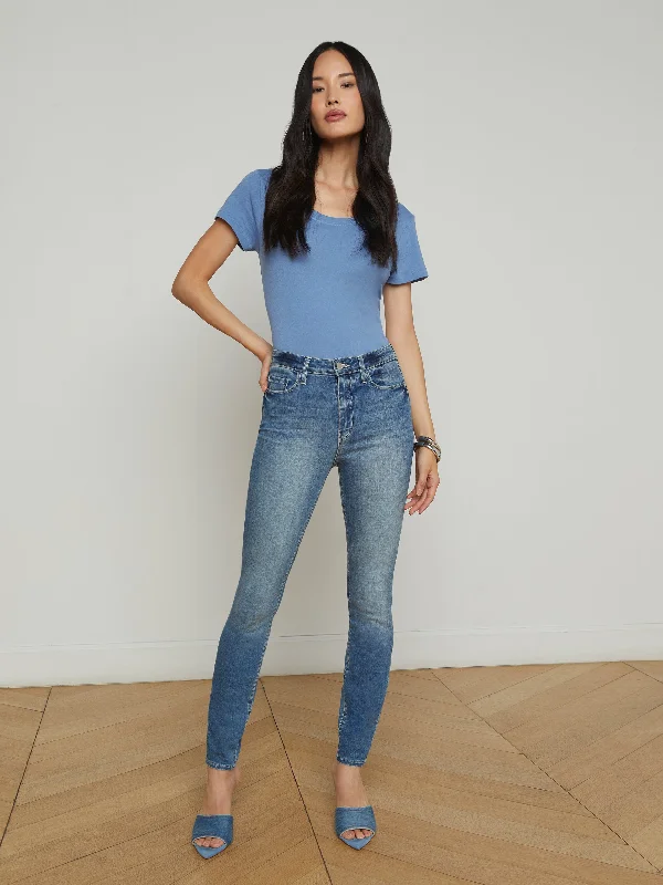 Stretchy jeans with a high cotton content for comfortMonique Skinny Jean