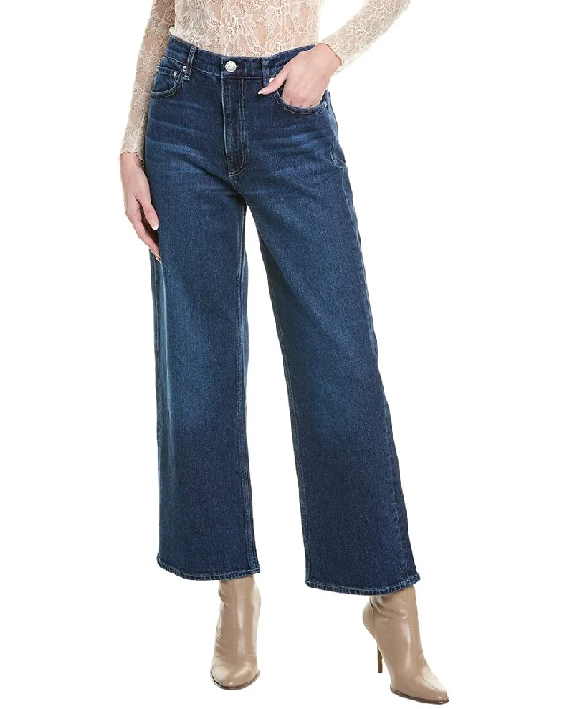 Ripped and distressed women's jeansrag & bone Shea High-Rise Branson Relaxed Straight Jean