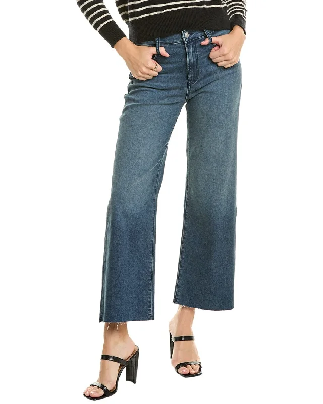 Stretchy jeans with a high cotton content for comfortHUDSON Jeans Rosalie Bocachia High-Rise Wide Leg Jean