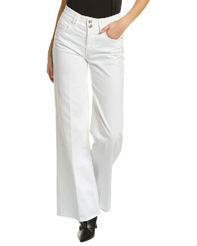 Bootcut jeans with a high waist for a flattering fitFRAME Denim Triple Binding Blanc Wide Leg Jean