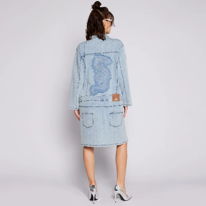 Plus-size dresses for womenDragon Denim Dress