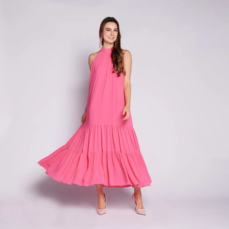 Spring dresses for blossoming stylesHalter Dress