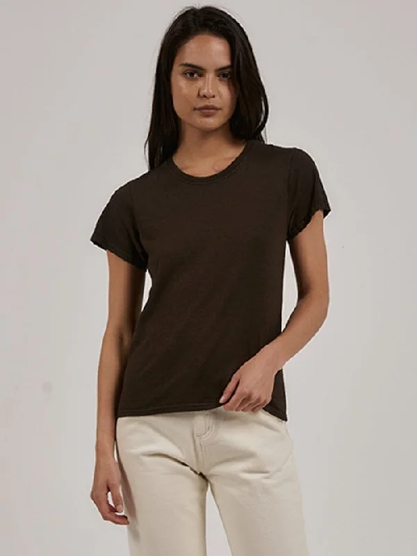 Embellished women's topsHemp Everyday Tee - Tarmac