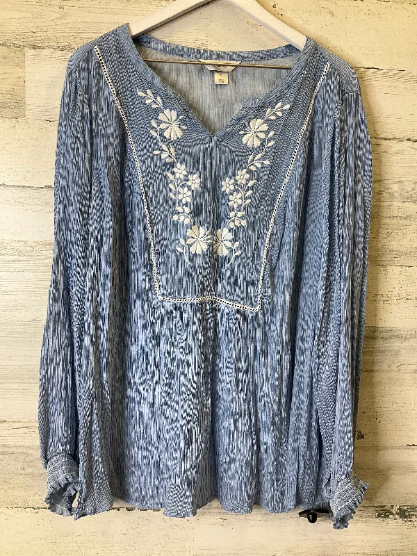 Local artisan women's topsTop Long Sleeve By Cj Banks  Size: 2x