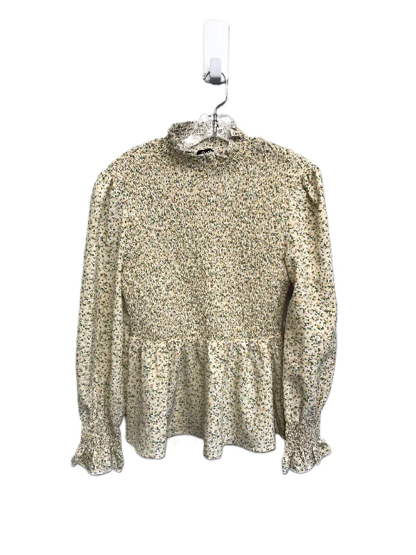 Sequined women's topsTop Long Sleeve By Fashion Size: M