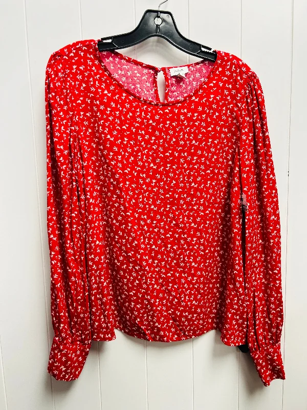 White women's topsTop Long Sleeve By J Crew O  Size: L